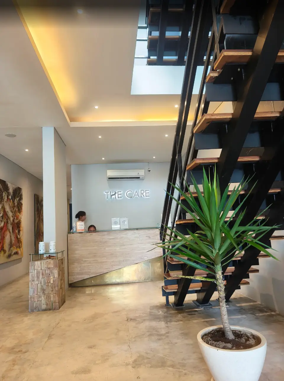 The Care Day Spa reception